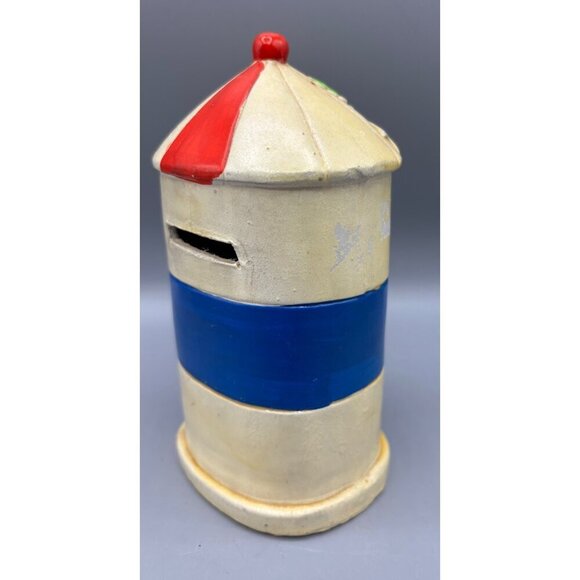 Vtg Earl Bernard Chalkware French Soldier Guard Bank Coin Slot Japan - Picture 3 of 7